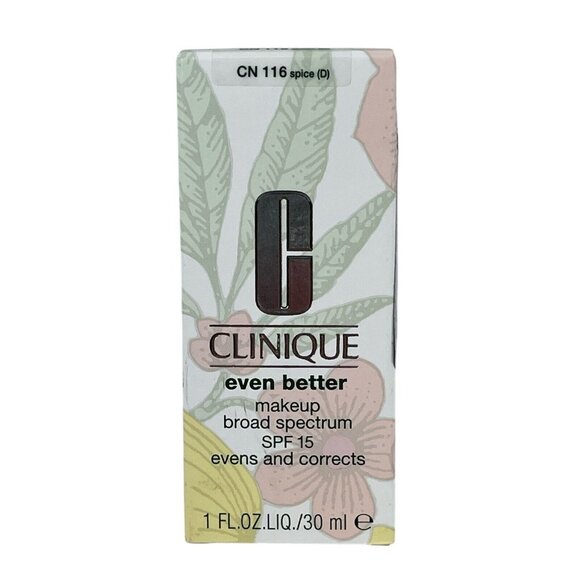 Clinique‎ Even Better Makeup Foundation SPF 15 Evens Corrects 1oz CN116 Spice - Picture 1 of 7
